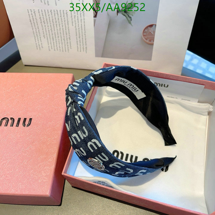 MIU MIU-Headband Code: AA9252 $: 35USD