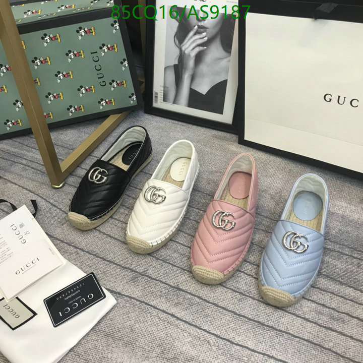 Gucci-Women Shoes Code: AS9187 $: 85USD