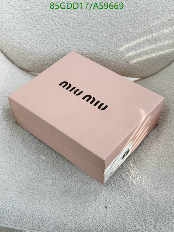 Miu Miu-Women Shoes Code: AS9669 $: 85USD