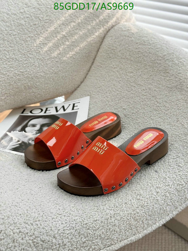 Miu Miu-Women Shoes Code: AS9669 $: 85USD