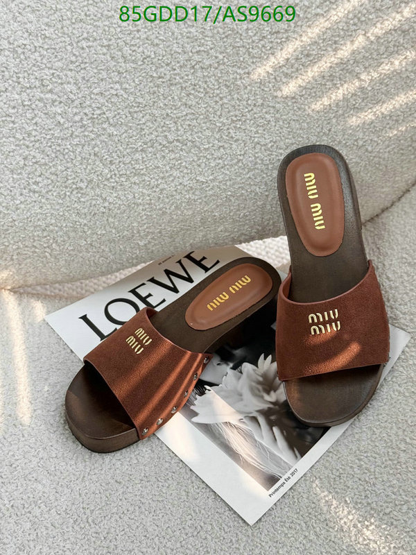 Miu Miu-Women Shoes Code: AS9669 $: 85USD