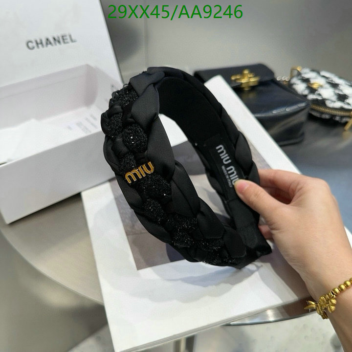 MIU MIU-Headband Code: AA9246 $: 29USD