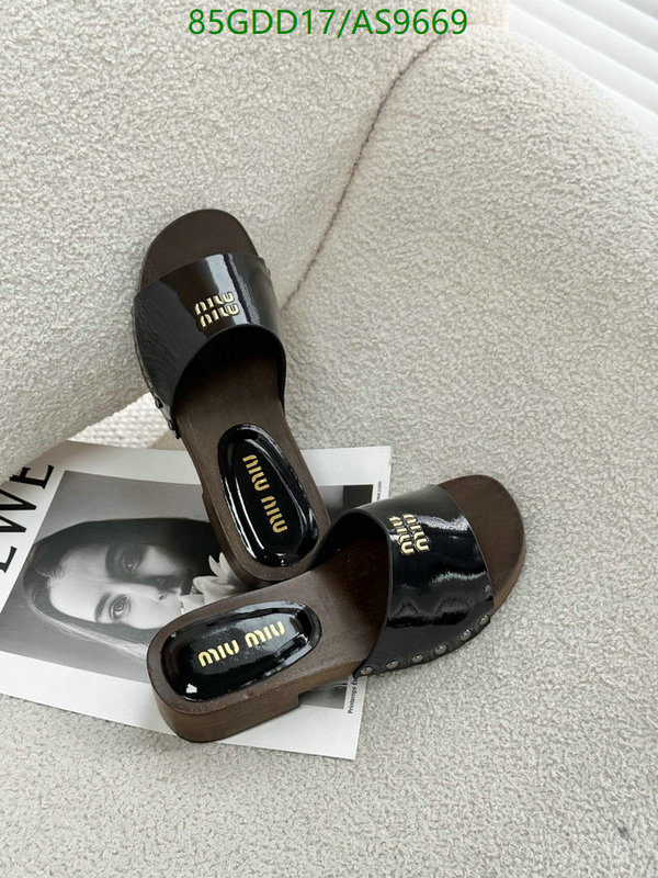 Miu Miu-Women Shoes Code: AS9669 $: 85USD
