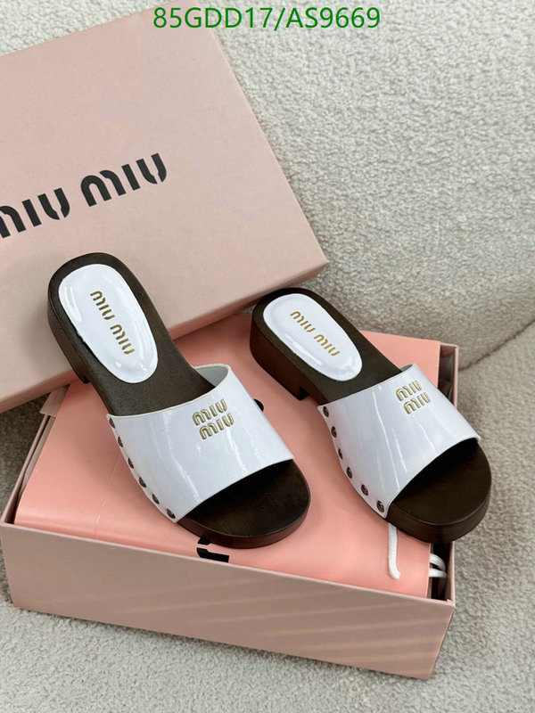 Miu Miu-Women Shoes Code: AS9669 $: 85USD
