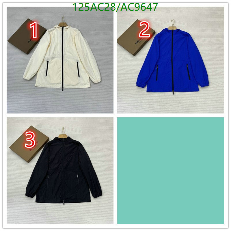 Burberry-Clothing Code: AC9647 $: 125USD