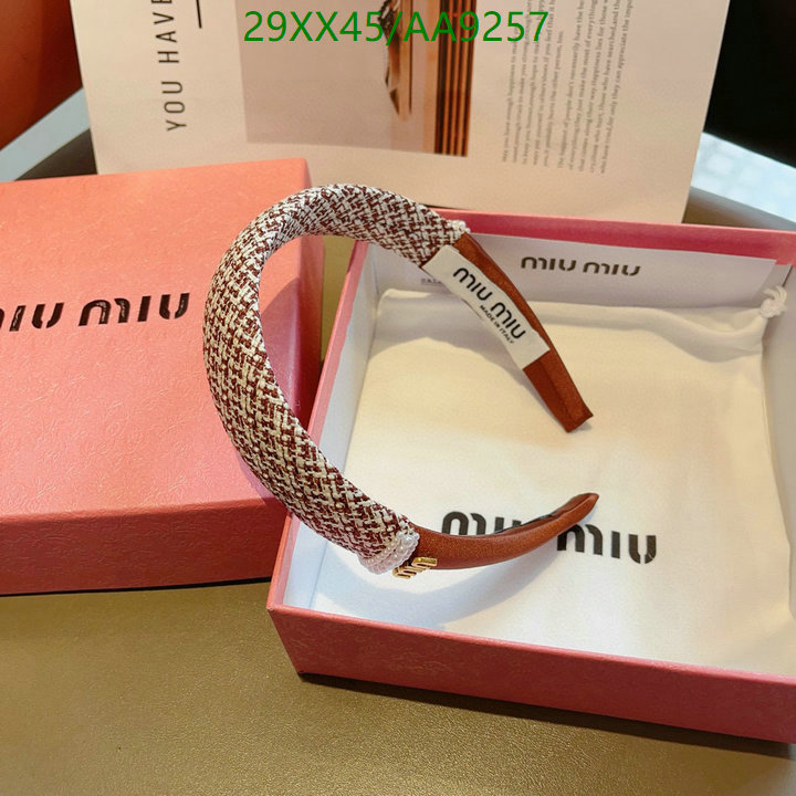 MIU MIU-Headband Code: AA9257 $: 29USD