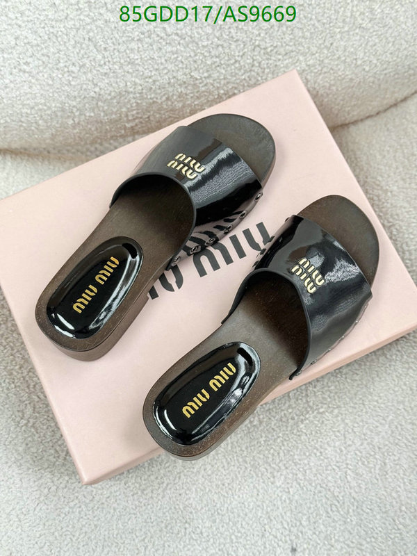 Miu Miu-Women Shoes Code: AS9669 $: 85USD