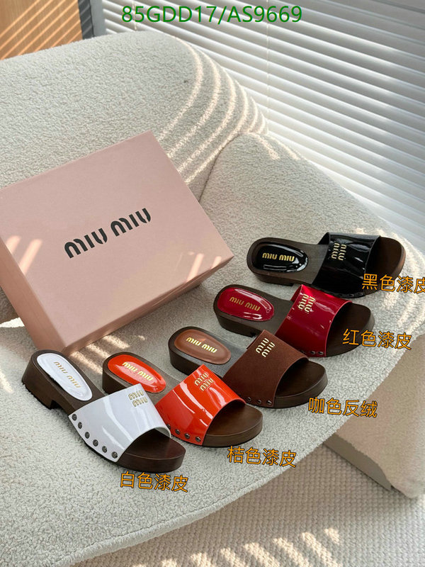 Miu Miu-Women Shoes Code: AS9669 $: 85USD