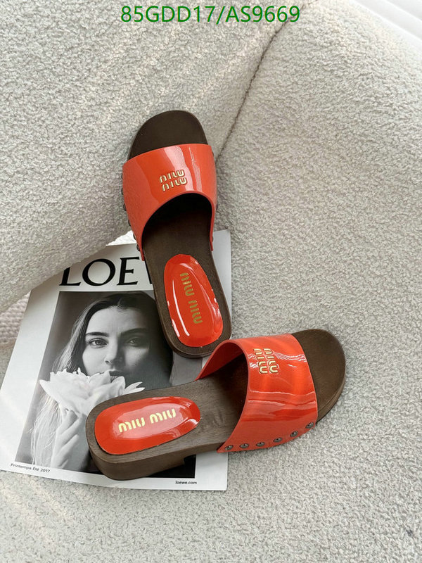 Miu Miu-Women Shoes Code: AS9669 $: 85USD
