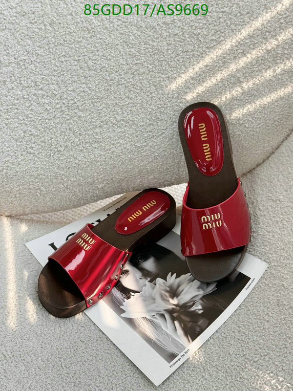 Miu Miu-Women Shoes Code: AS9669 $: 85USD