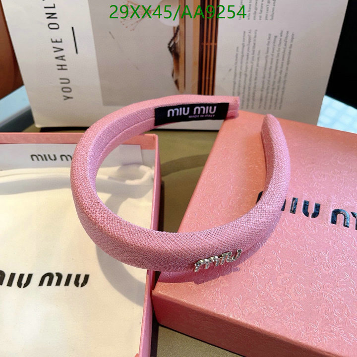 MIU MIU-Headband Code: AA9254 $: 29USD