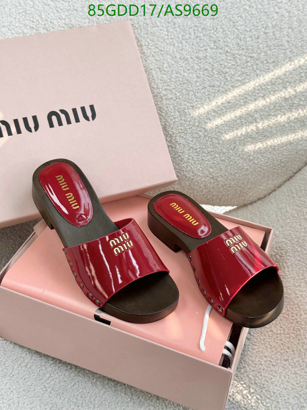 Miu Miu-Women Shoes Code: AS9669 $: 85USD
