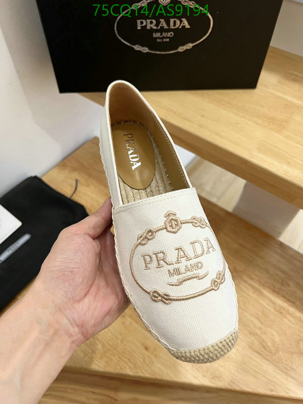 Prada-Women Shoes Code: AS9194 $: 75USD