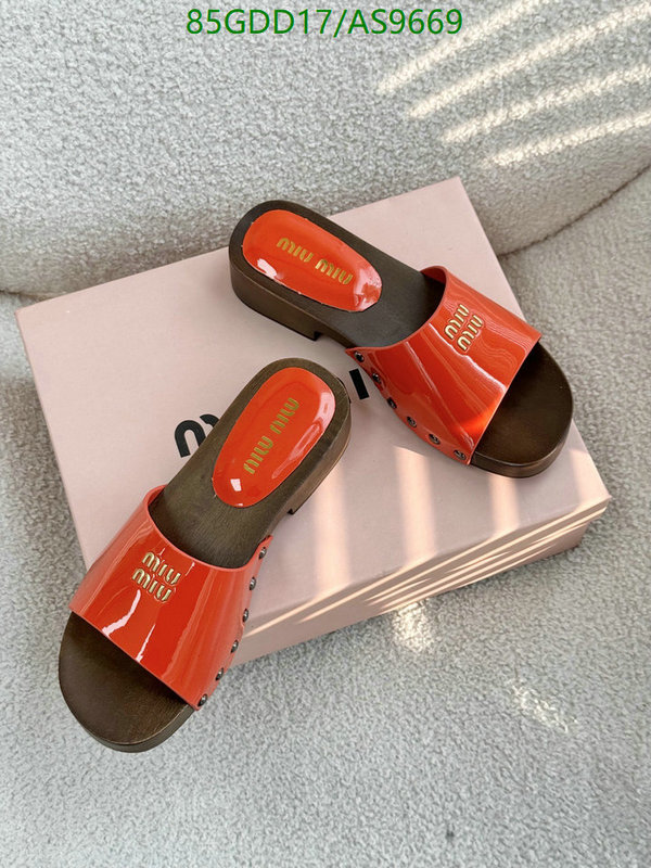 Miu Miu-Women Shoes Code: AS9669 $: 85USD