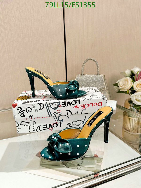 D&G-Women Shoes Code: ES1355 $: 79USD