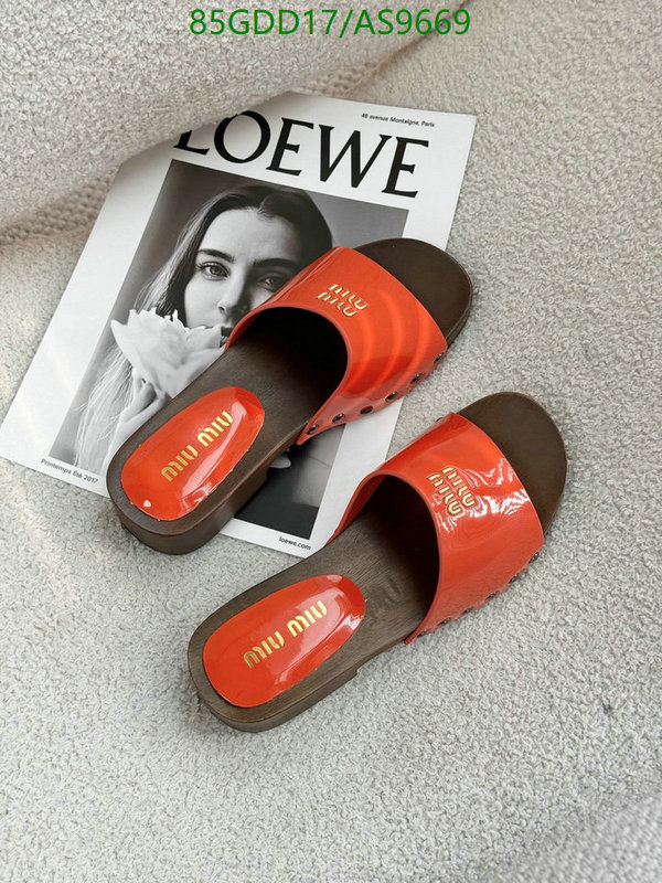Miu Miu-Women Shoes Code: AS9669 $: 85USD