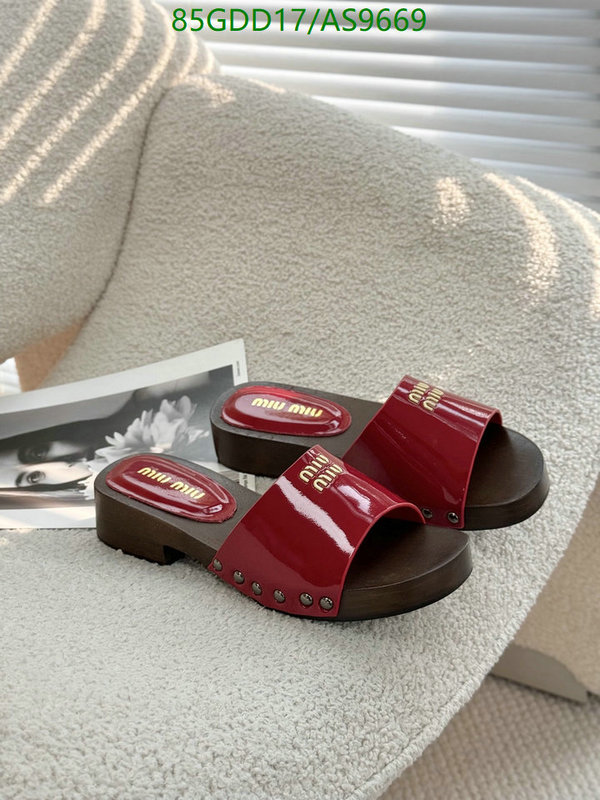 Miu Miu-Women Shoes Code: AS9669 $: 85USD