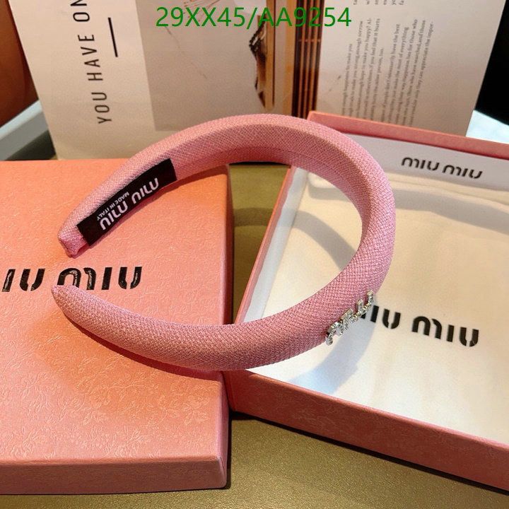 MIU MIU-Headband Code: AA9254 $: 29USD