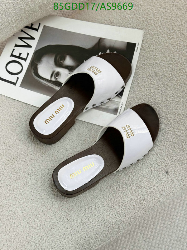 Miu Miu-Women Shoes Code: AS9669 $: 85USD