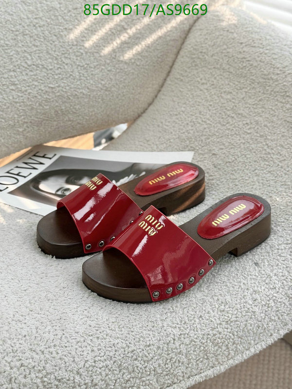 Miu Miu-Women Shoes Code: AS9669 $: 85USD