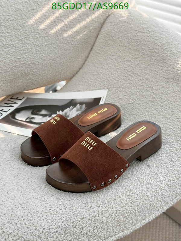 Miu Miu-Women Shoes Code: AS9669 $: 85USD