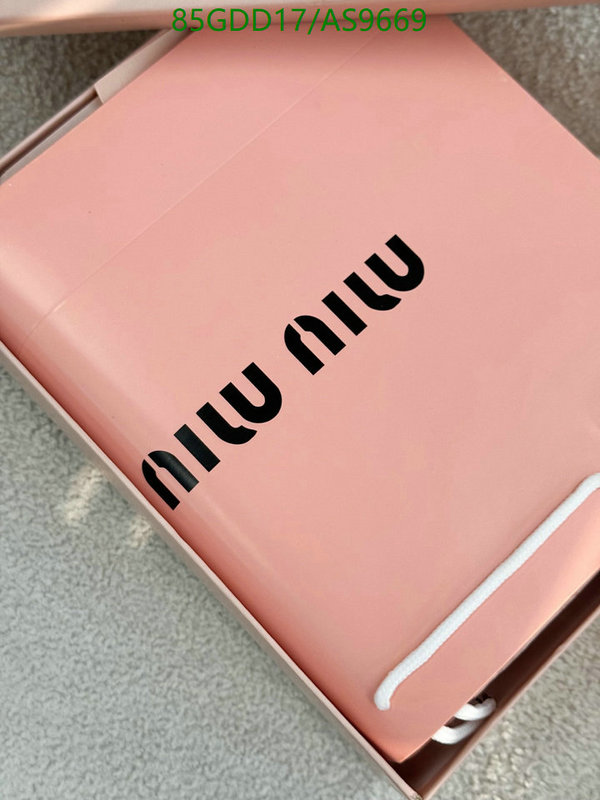 Miu Miu-Women Shoes Code: AS9669 $: 85USD