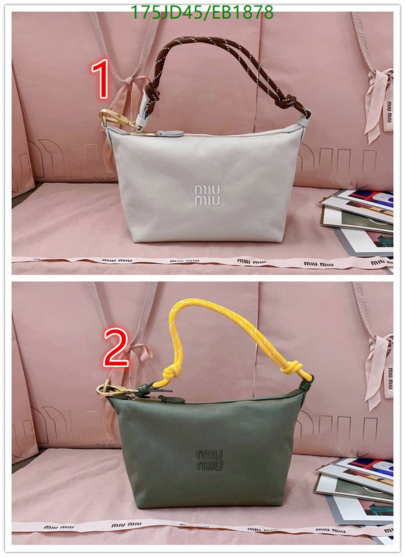 Miu Miu-Bag-Mirror Quality Code: EB1878 $: 175USD