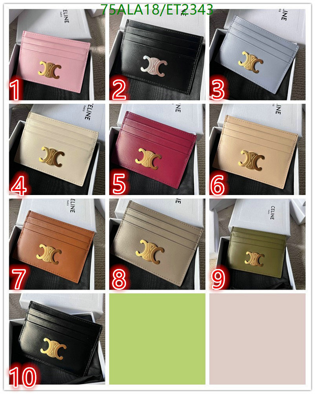 Celine-Wallet-Mirror Quality Code: ET2343 $: 75USD