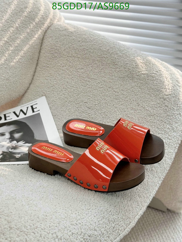 Miu Miu-Women Shoes Code: AS9669 $: 85USD