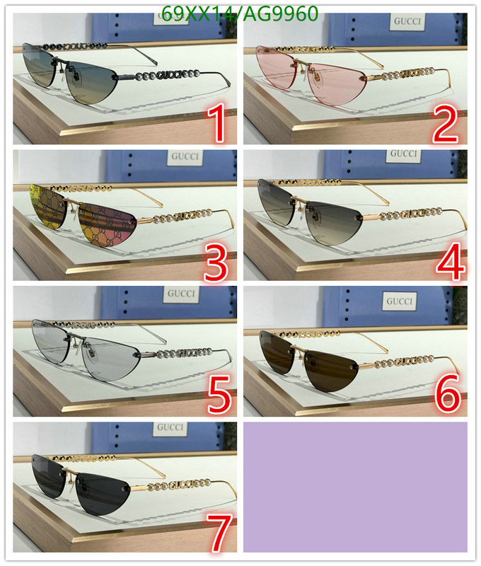 Gucci-Glasses Code: AG9960 $: 69USD