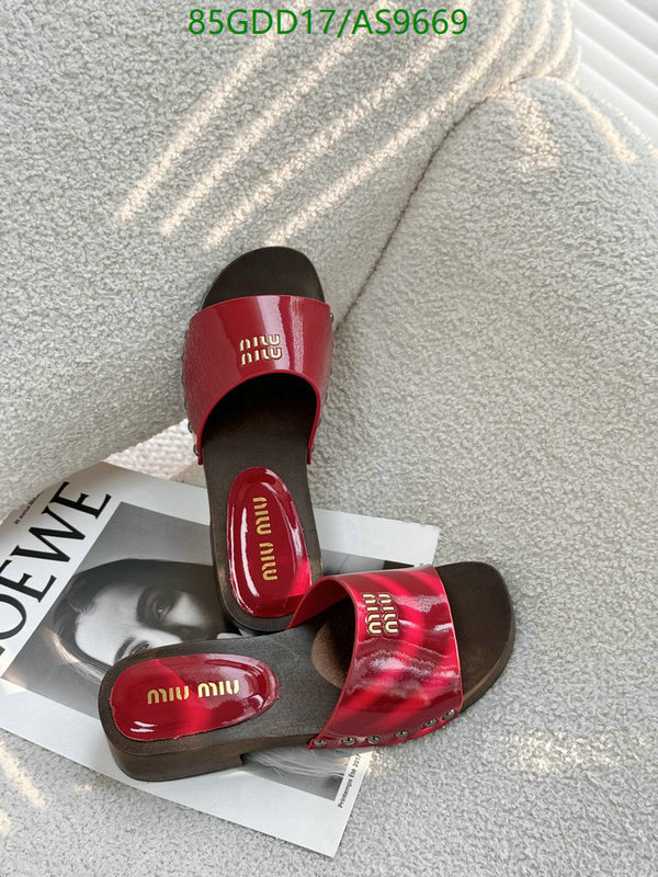 Miu Miu-Women Shoes Code: AS9669 $: 85USD