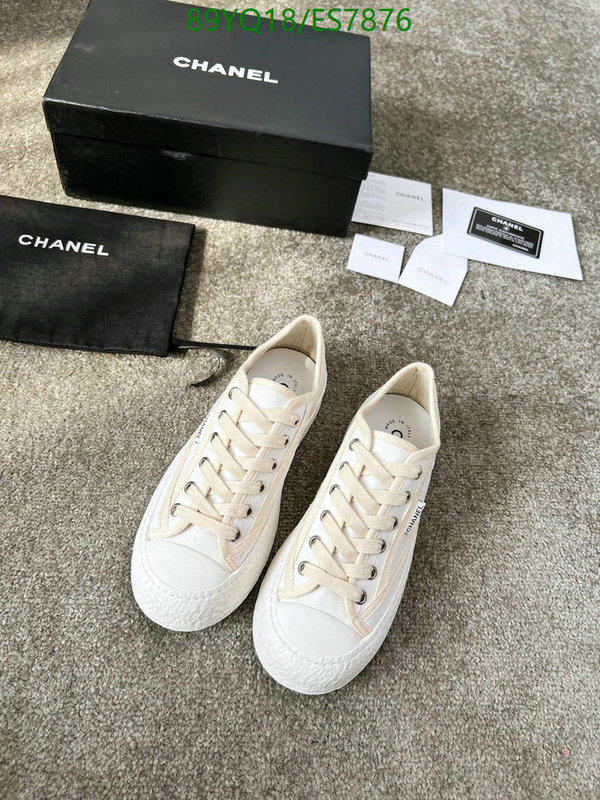 Chanel-Women Shoes Code: ES7876 $: 89USD