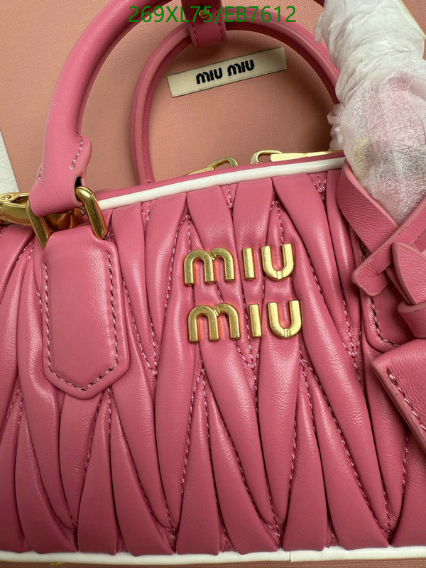 Miu Miu-Bag-Mirror Quality Code: EB7612 $: 269USD