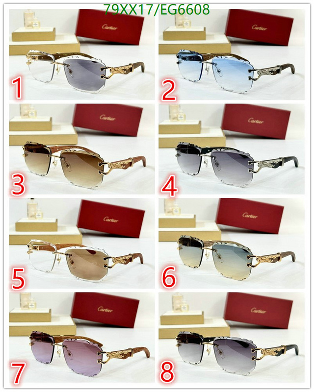 Cartier-Glasses Code: EG6608 $: 79USD
