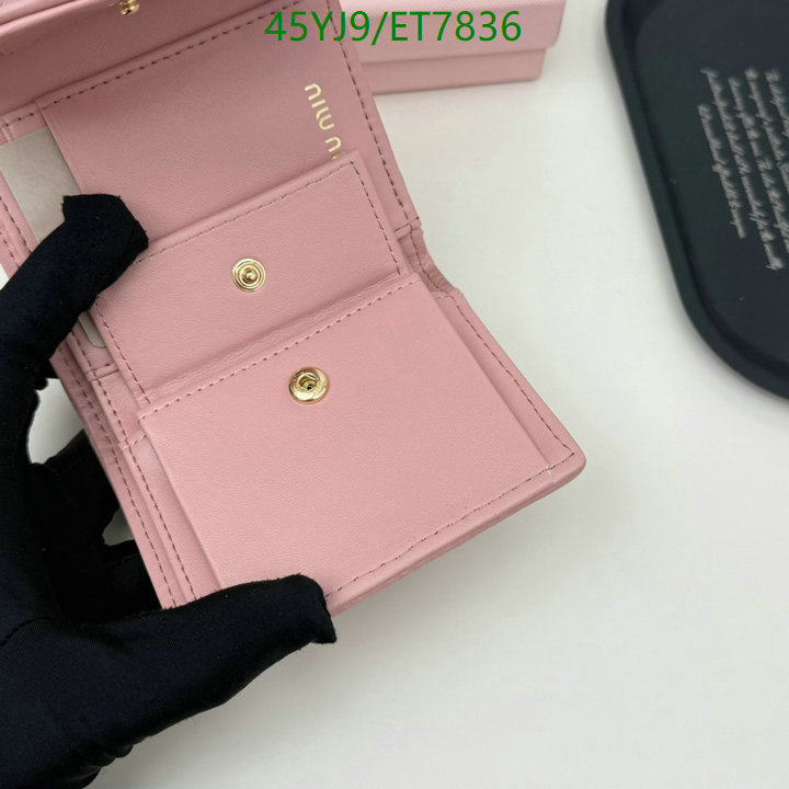 Miu Miu-Wallet-4A Quality Code: ET7836 $: 45USD