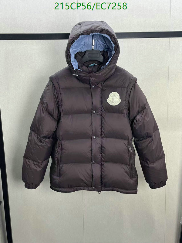 Moncler-Down jacket Men Code: EC7258 $: 215USD