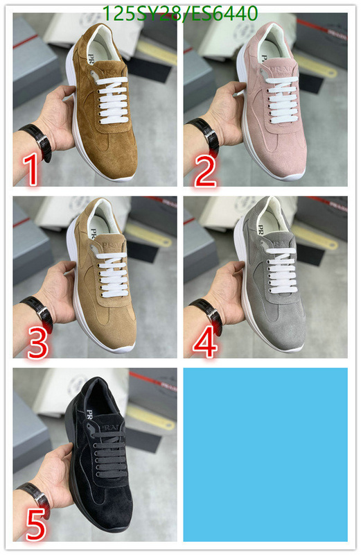 Prada-Men shoes Code: ES6440 $: 125USD