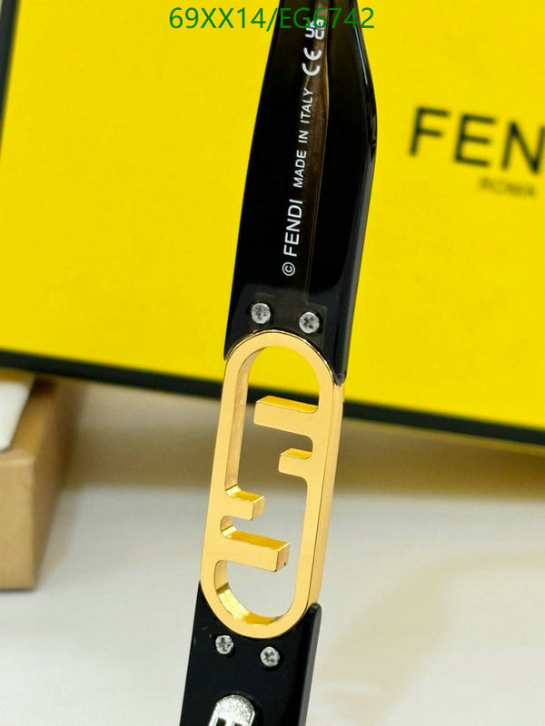 Fendi-Glasses Code: EG6742 $: 69USD
