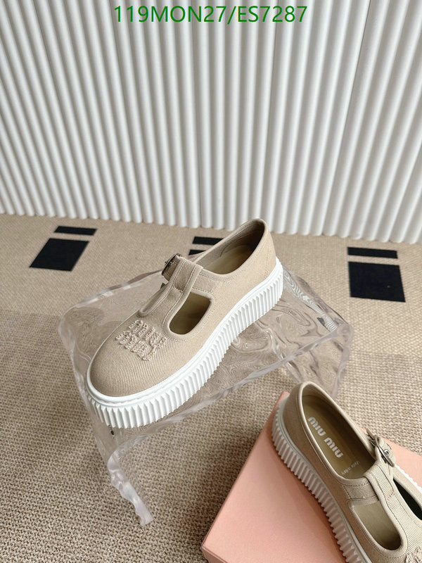 Miu Miu-Women Shoes Code: ES7287 $: 119USD
