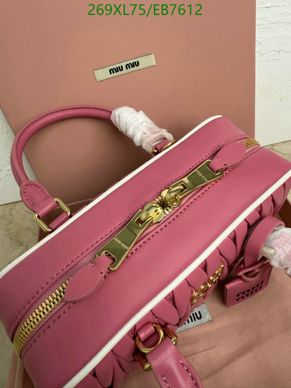 Miu Miu-Bag-Mirror Quality Code: EB7612 $: 269USD