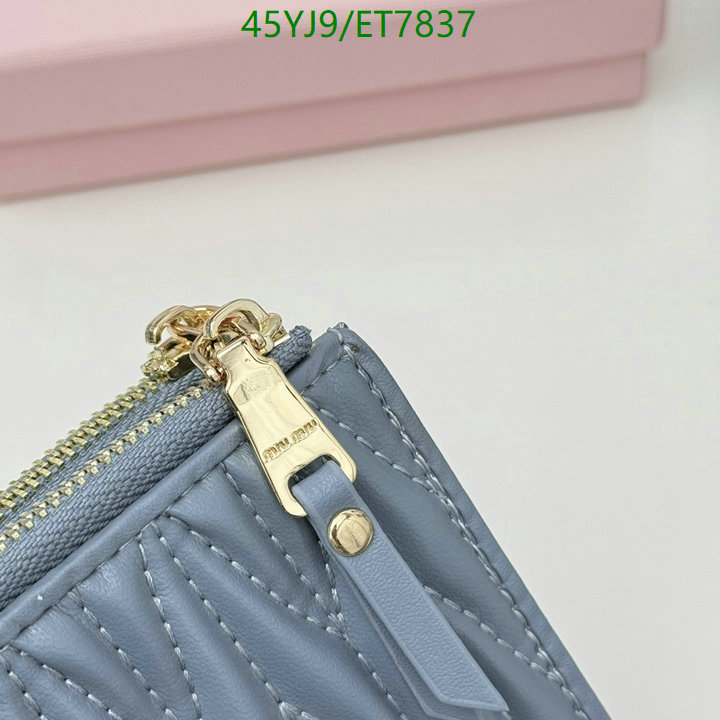 Miu Miu-Wallet-4A Quality Code: ET7837 $: 45USD