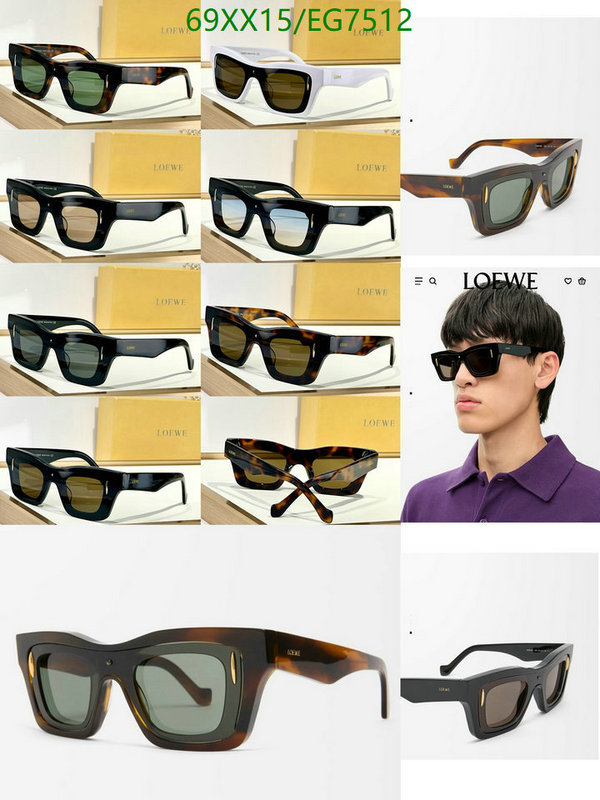 Loewe-Glasses Code: EG7512 $: 69USD