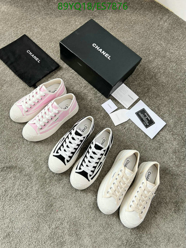 Chanel-Women Shoes Code: ES7876 $: 89USD