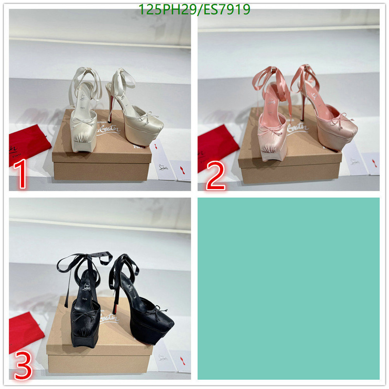 Christian Louboutin-Women Shoes Code: ES7919 $: 125USD