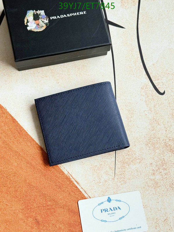 Prada-Wallet-4A Quality Code: ET7845 $: 39USD