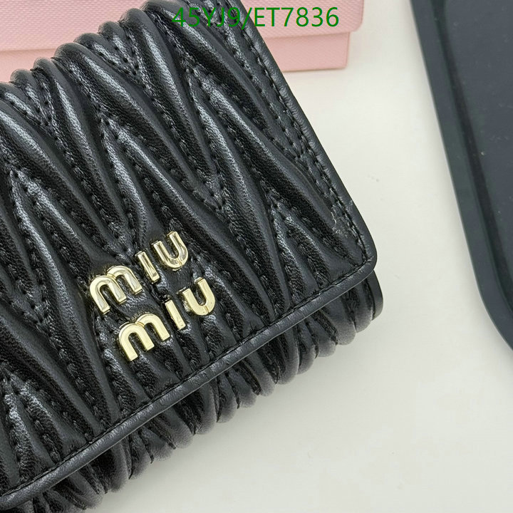 Miu Miu-Wallet-4A Quality Code: ET7836 $: 45USD