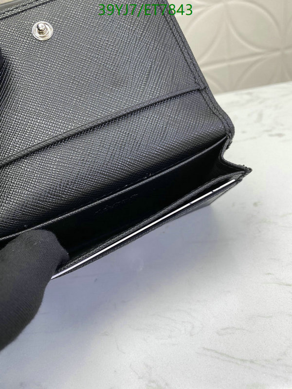 Prada-Wallet-4A Quality Code: ET7843 $: 39USD