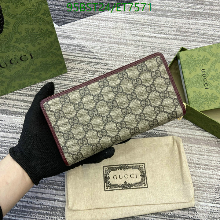 Gucci-Wallet Mirror Quality Code: ET7571 $: 95USD