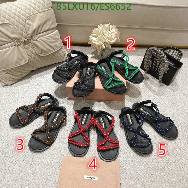 Miu Miu-Women Shoes Code: ES6652 $: 85USD