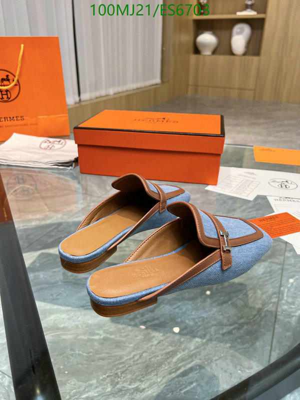 Hermes-Women Shoes Code: ES6703 $: 100USD